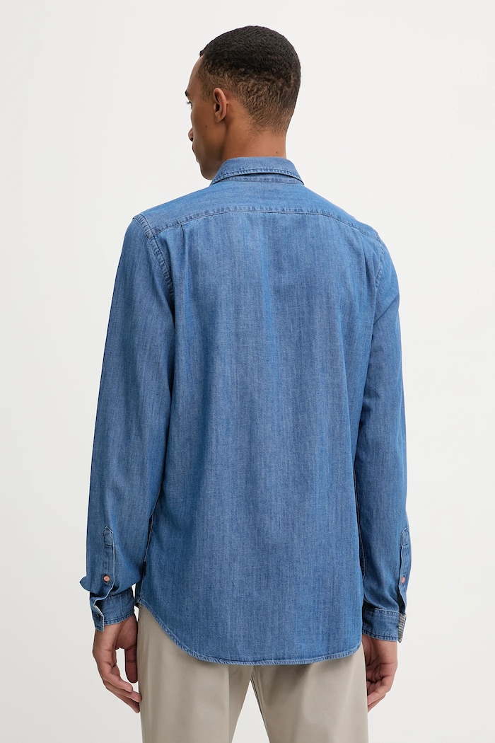 Odzież PS Paul Smith koszula jeansowa M2R.612P.T22096 niebieski