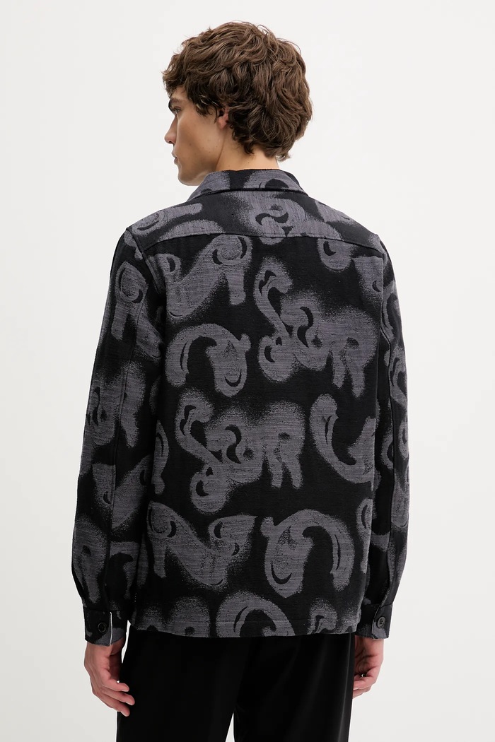 Ρούχα Πουκάμισο PS Paul Smith M2R.955U.T22505 μαύρο
