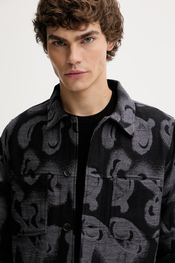 Πουκάμισο PS Paul Smith μαύρο M2R.955U.T22505