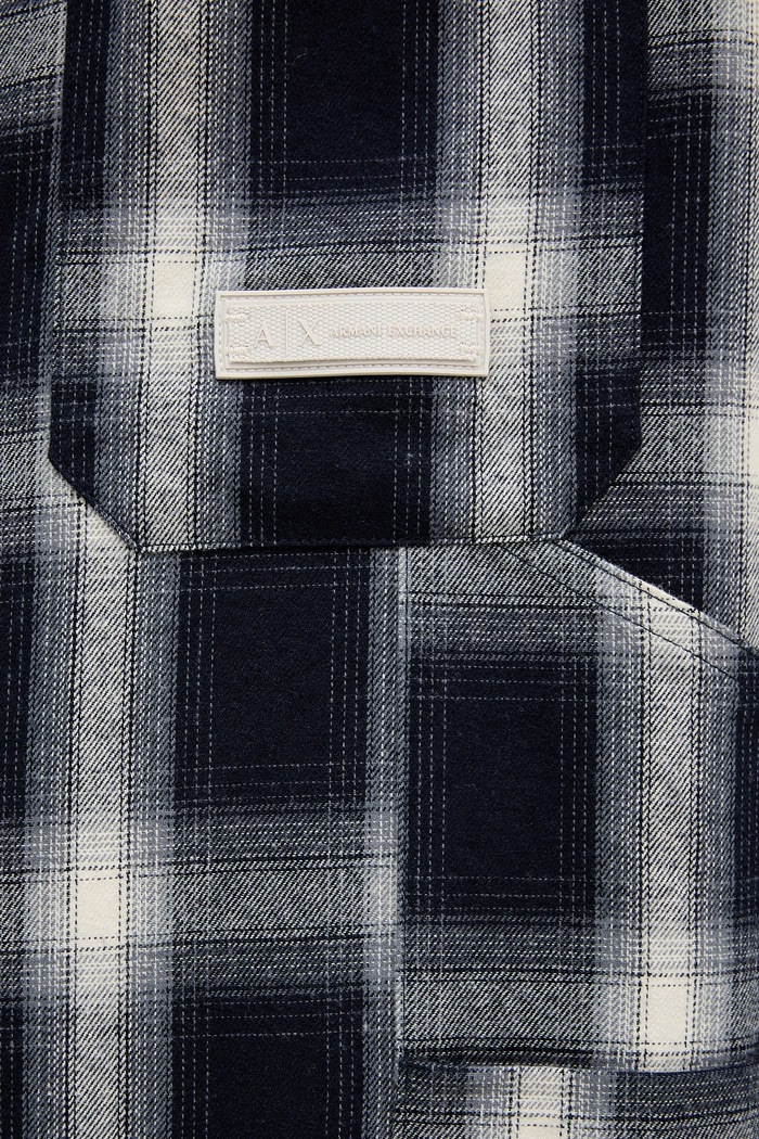 Bavlnená košeľa Armani Exchange XM001149.AF16626 tmavomodrá