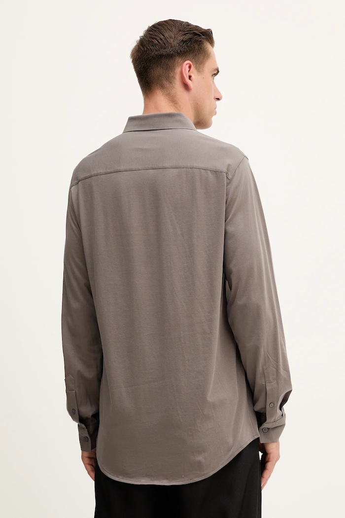 Îmbrăcăminte Armani Exchange cămașă din bumbac XM001370.AF10364 gri