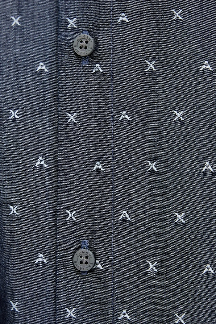 Bavlnená košeľa Armani Exchange XM001716.AF17528 tmavomodrá