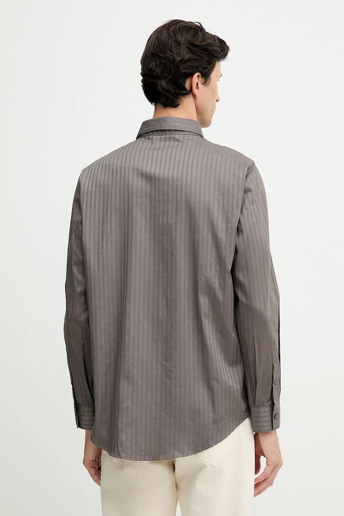 Îmbrăcăminte Armani Exchange cămașă din bumbac XM001868.AF18836 gri