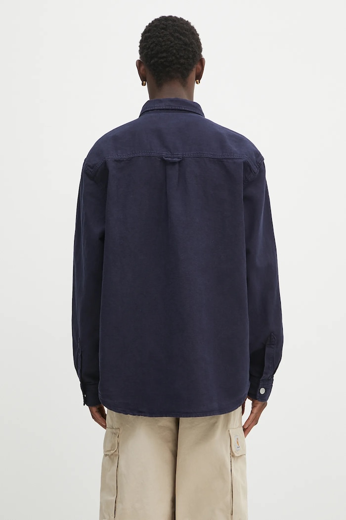 Clothing Carhartt WIP shirt Walter I033578.1CGD navy
