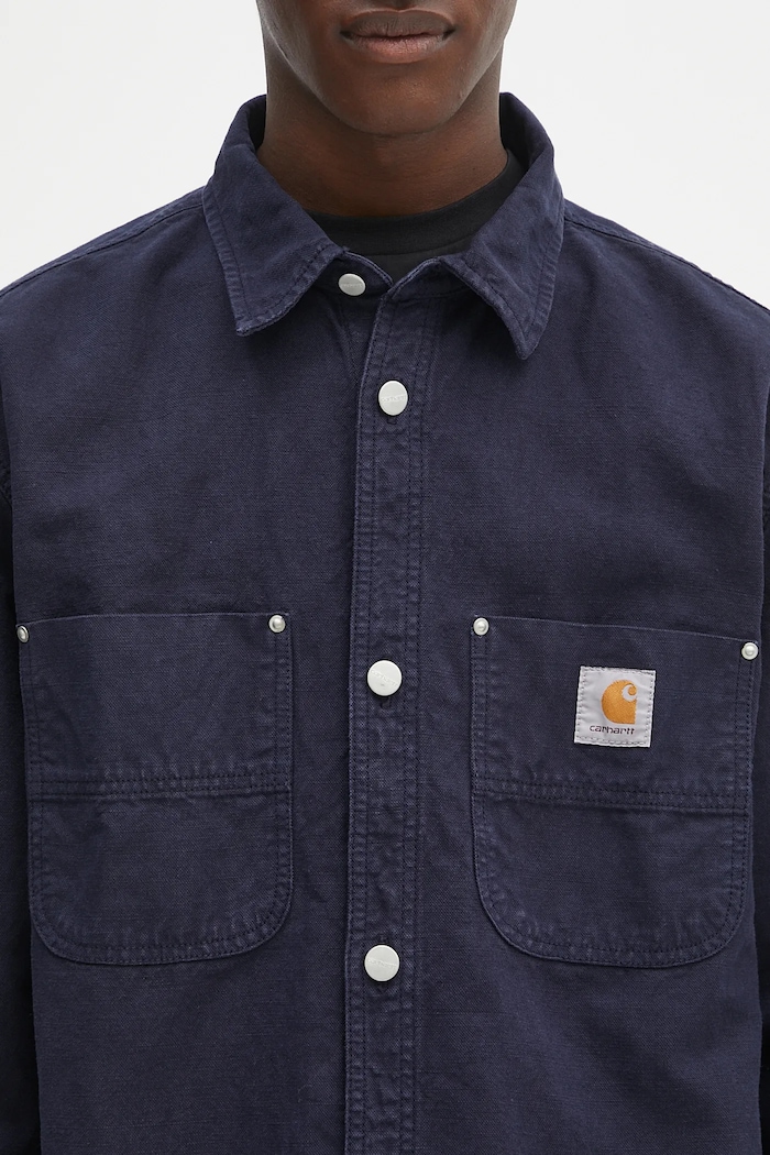 Carhartt WIP shirt Walter navy I033578.1CGD