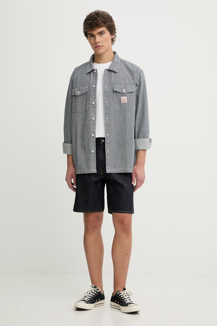 Levi's cămașă din bumbac 003O2 bleumarin AA00