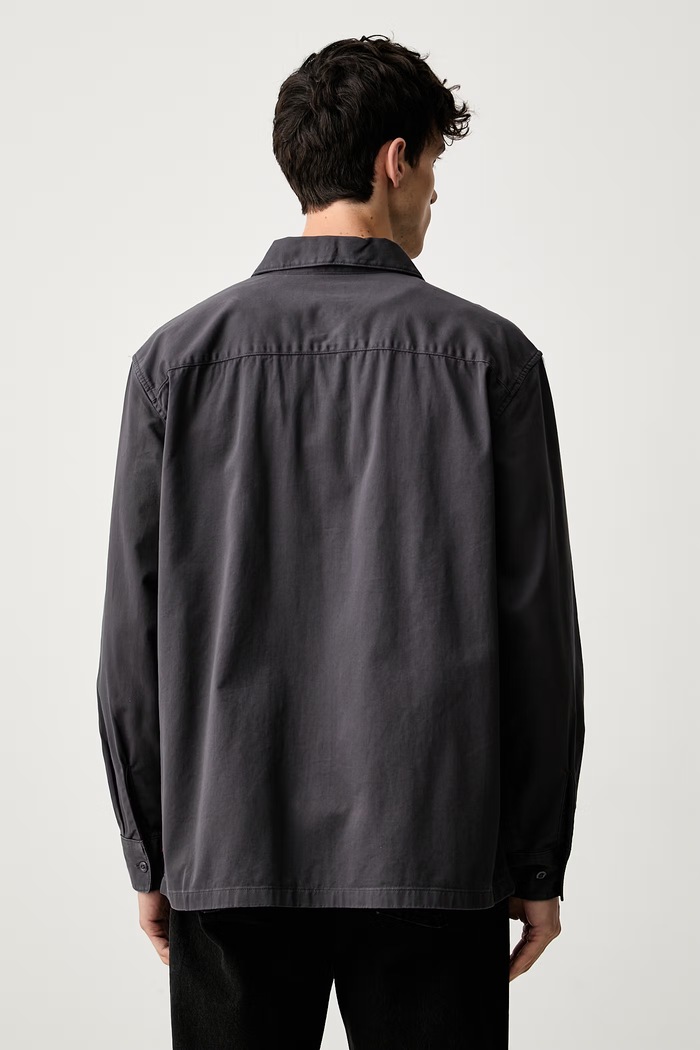 Oblačila Levi's srajca moška bombažna LS WORKER - WW x WORKWEAR 003O2 siva