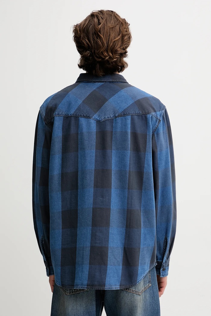 Odzież Levi's koszula bawełniana A1919.0069 niebieski
