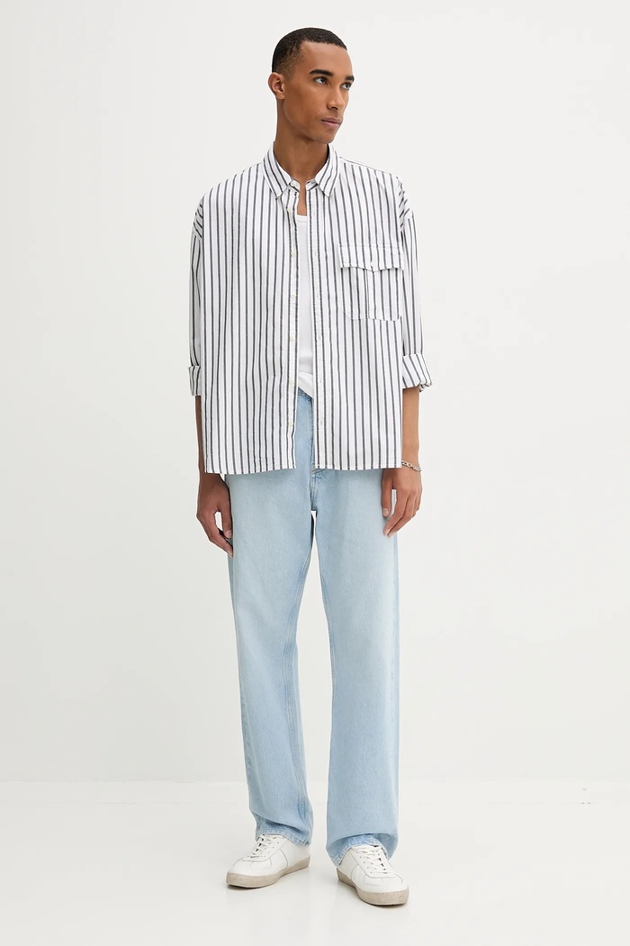 Bavlnená košeľa Levi's 004GC biela AW25