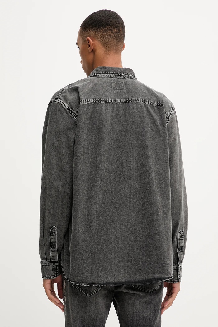 Oblečení Džínová košile Levi's A7210.0038 černá
