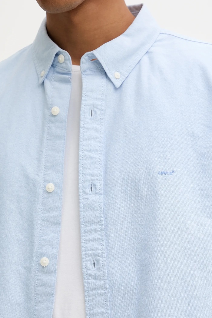 Βαμβακερό πουκάμισο Levi's A7210.0050 μπλε
