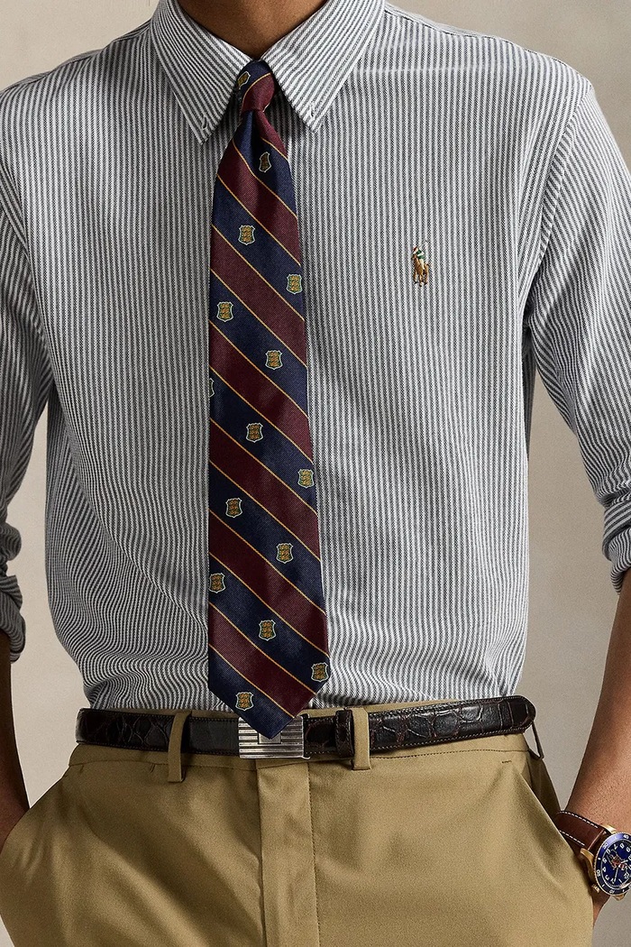 Βαμβακερό πουκάμισο Polo Ralph Lauren μπλε 710979489