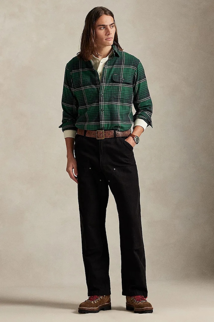 Odzież Polo Ralph Lauren koszula 710981525 zielony
