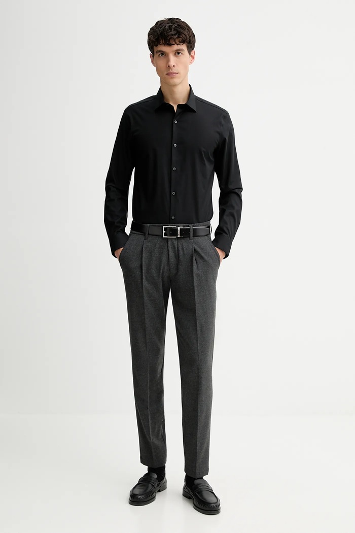 Calvin Klein Koszula LV019EU006 czarny SS26