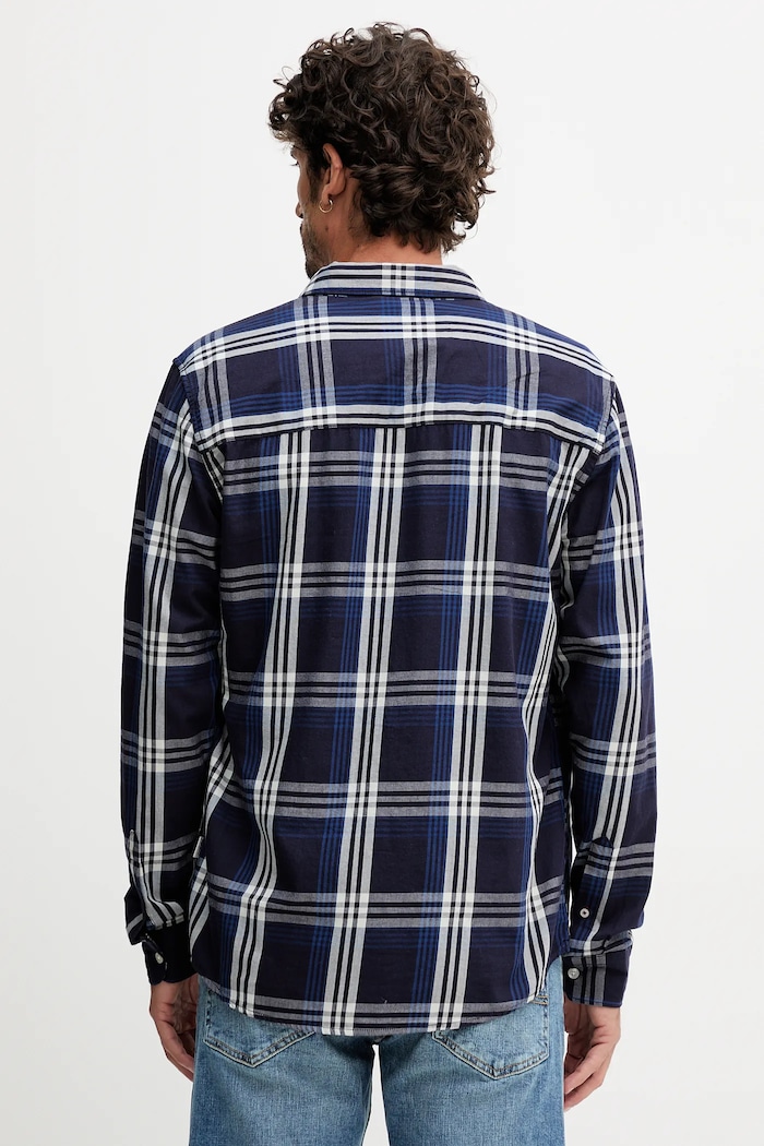 Odjeća Pamučna košulja Pepe Jeans PM3090824 mornarsko plava