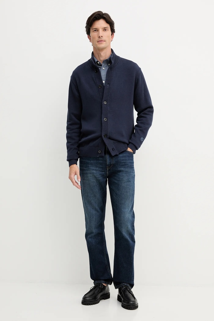 Bavlnená košeľa Tommy Hilfiger MW0MW40455 modrá AW25