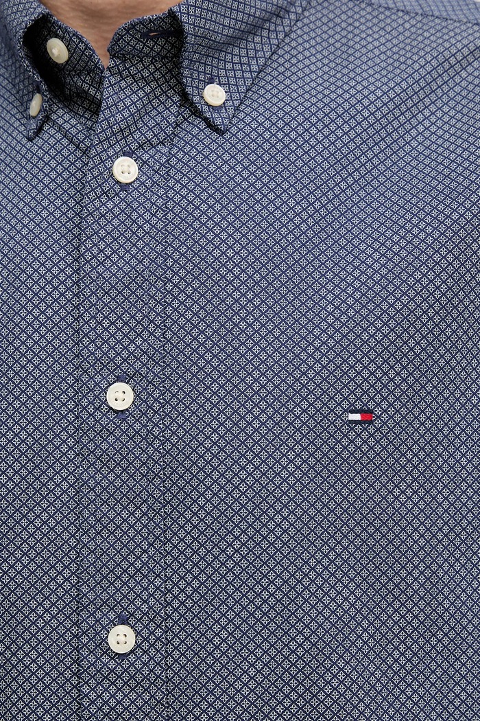 Bavlnená košeľa Tommy Hilfiger MW0MW40455 modrá