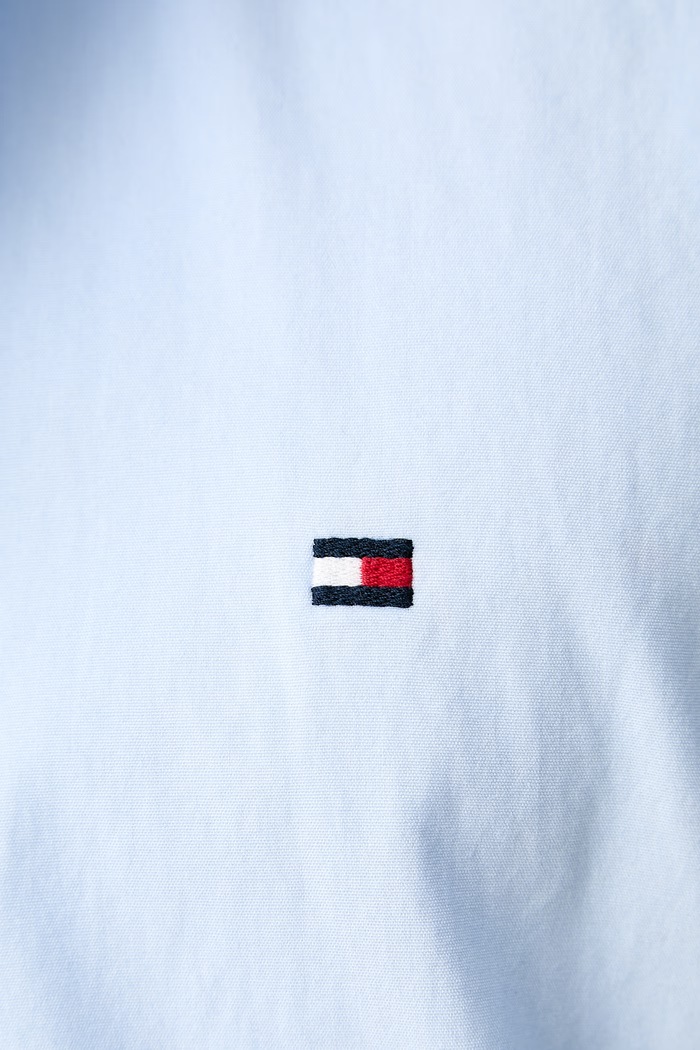 Tommy Hilfiger košulja za muškarce od pamuka MW0MW40460 plava