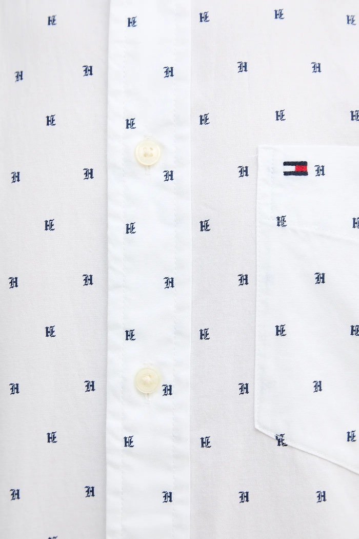 Tommy Hilfiger koszula bawełniana MW0MW40462 biały