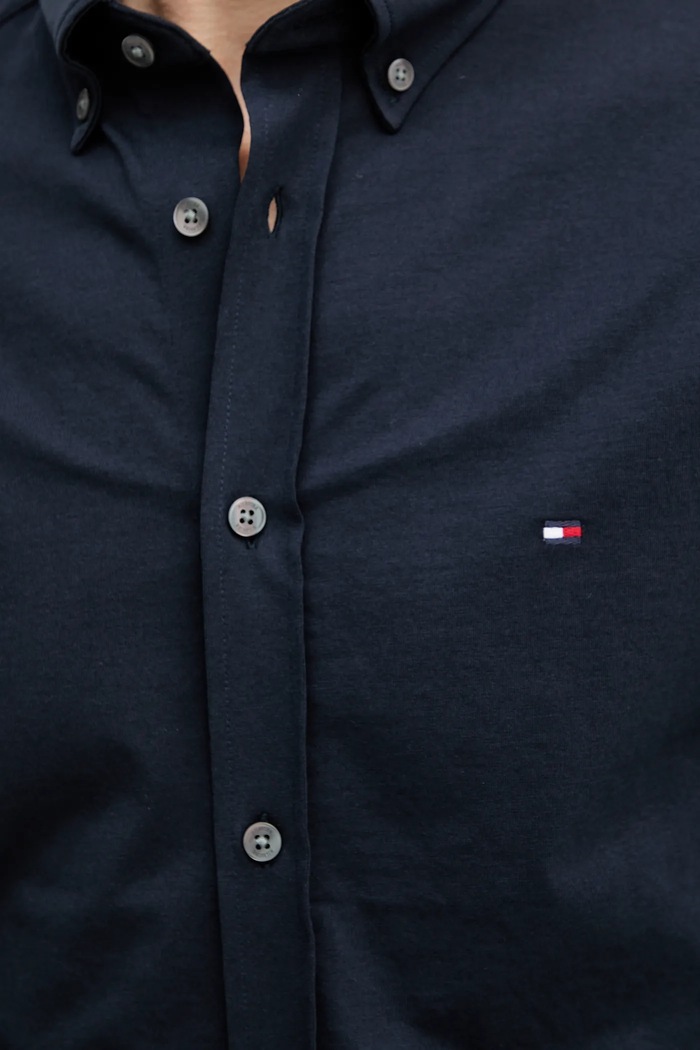 Košeľa Tommy Hilfiger MW0MW41059 tmavomodrá
