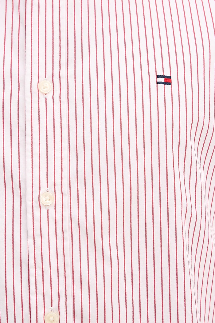 Bavlněná košile Tommy Hilfiger MW0MW41399 červená