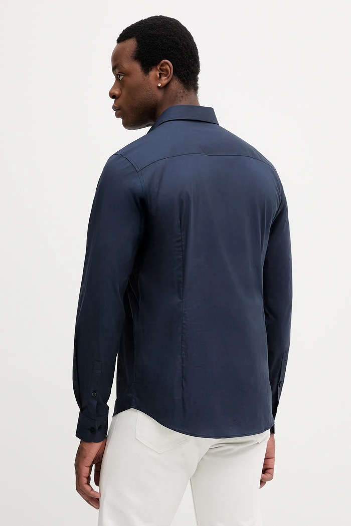 Ρούχα Πουκάμισο Trussardi 5004N000006N σκούρο μπλε