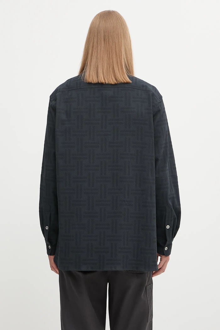 Одяг Сорочка Kenzo Weave Workwear Overshirt FF65CH5369JF темно-синій