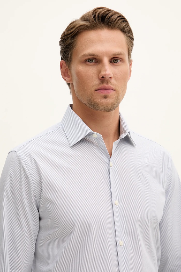 Calvin Klein koszula LV019EU039 niebieski