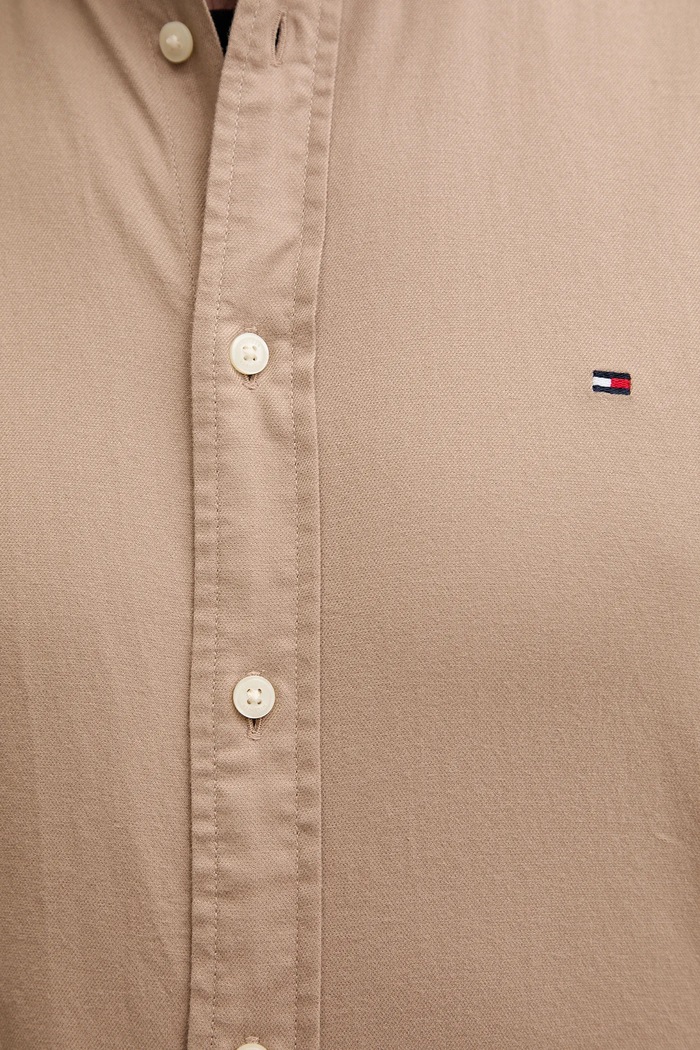 Πουκάμισο Tommy Hilfiger Tommy Hilfiger καφέ MW0MW40469