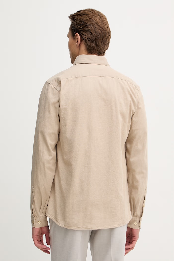 Îmbrăcăminte Lindbergh cămașă jeans 30.203652 bej