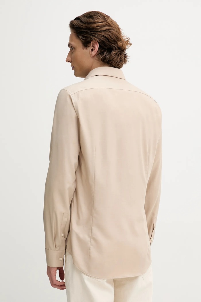 Oblečenie Vlnená košeľa Calvin Klein LV019EU066 béžová