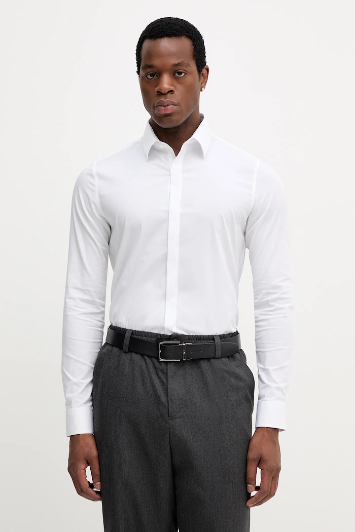 Calvin Klein cămașă lung alb LV019EU060