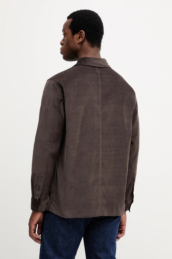 Odzież Calvin Klein Jeans koszula sztruksowa LV04LD125G brązowy