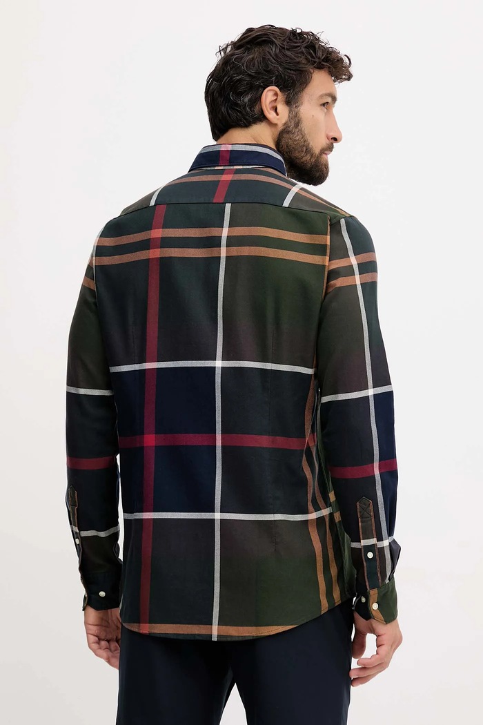 Îmbrăcăminte Barbour cămașă din bumbac DUNOON MSH4980 bleumarin