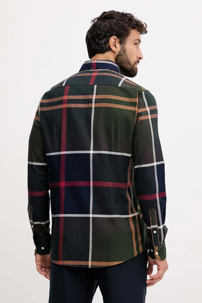 Îmbrăcăminte Barbour cămașă din bumbac DUNOON MSH4980 bleumarin