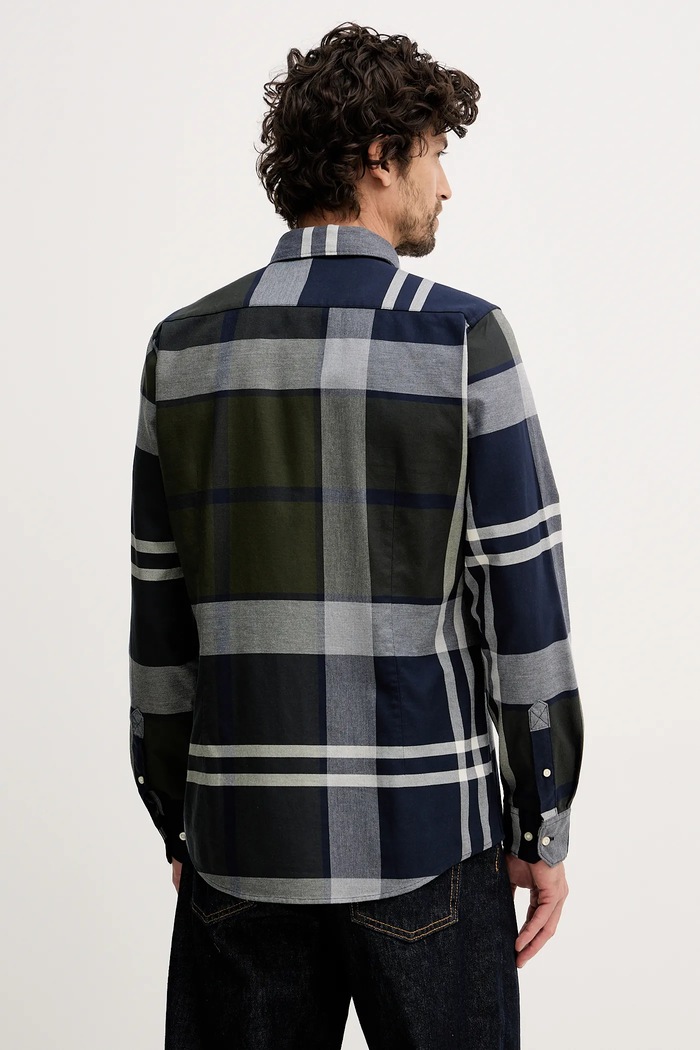 Oblečení Bavlněná košile Barbour DUNOON MSH4980 zelená