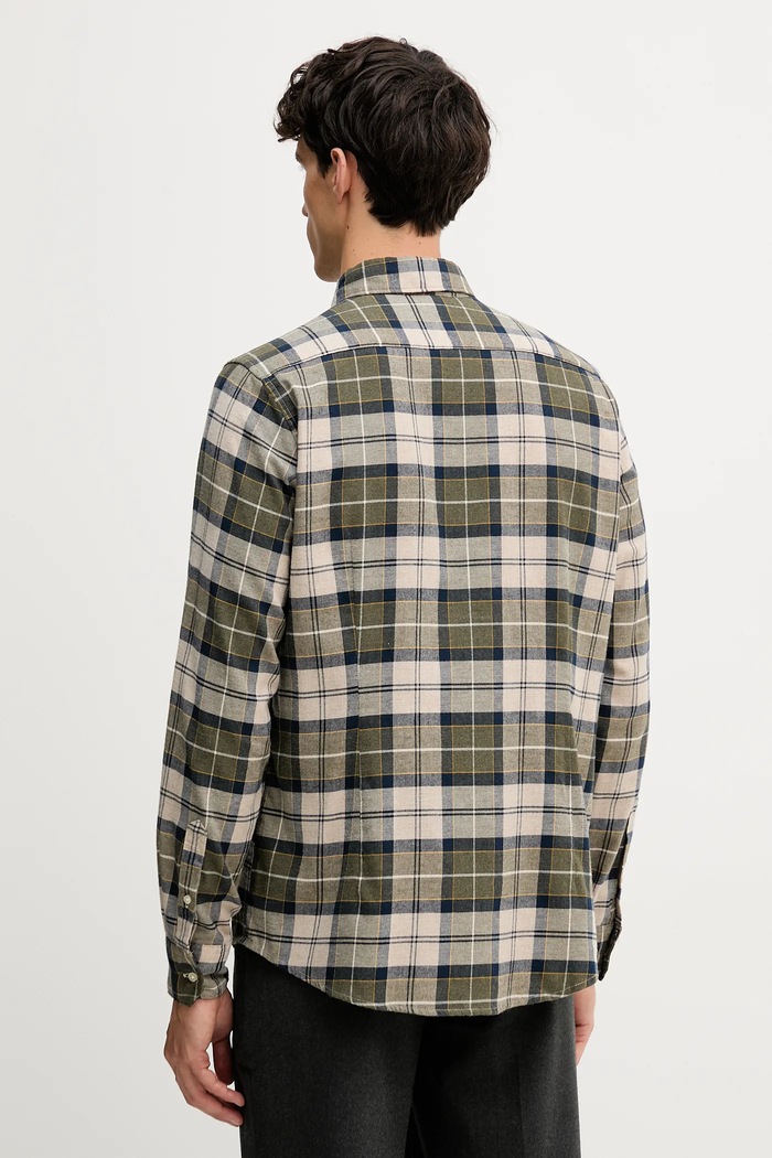 Odjeća Pamučna košulja Barbour FORTROSE MSH4991 zelena