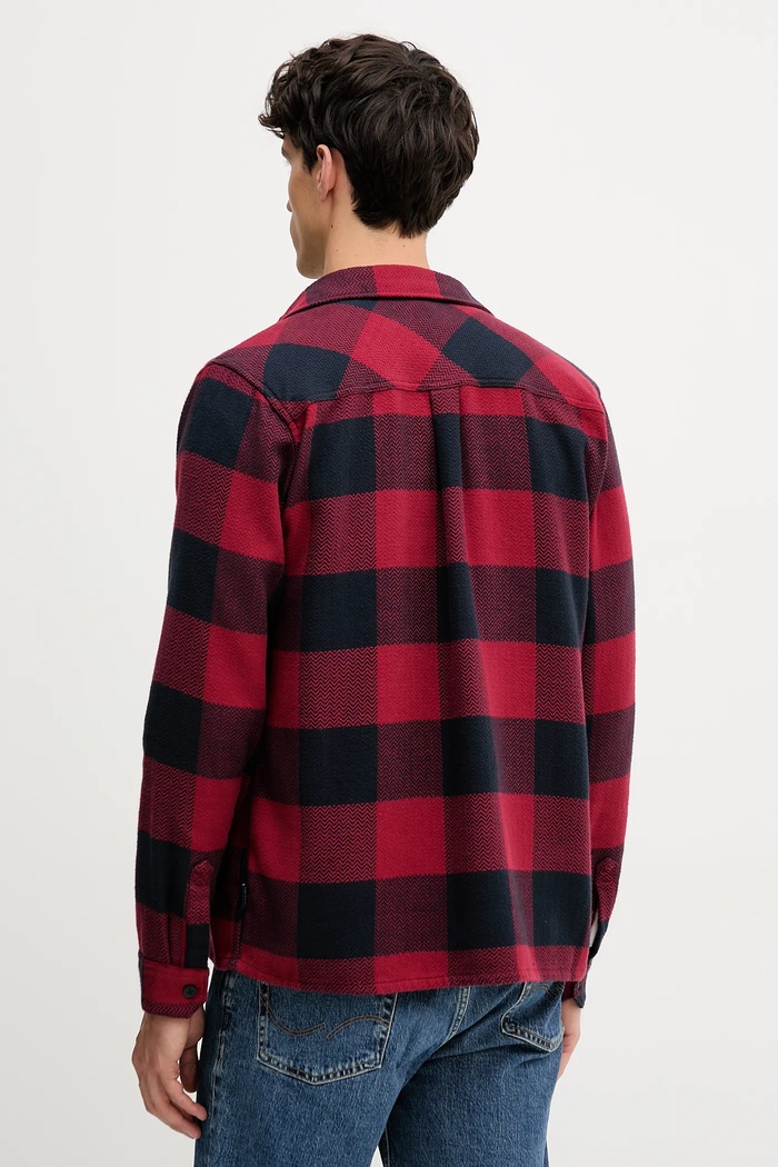 Îmbrăcăminte Barbour Cămașă din bumbac BERTOW MSH5645 bleumarin