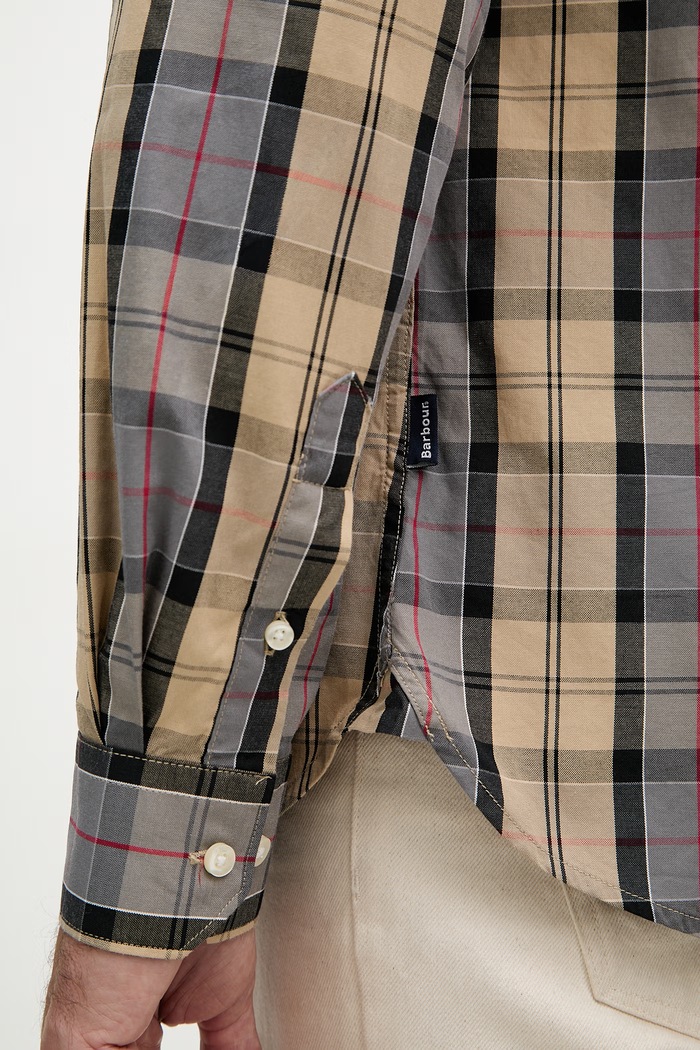 Barbour cămașă pentru bărbați, din bumbac KENTON MSH5689 bej