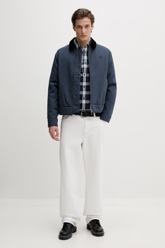 Fred Perry pamut ing M1742 sötétkék AW25
