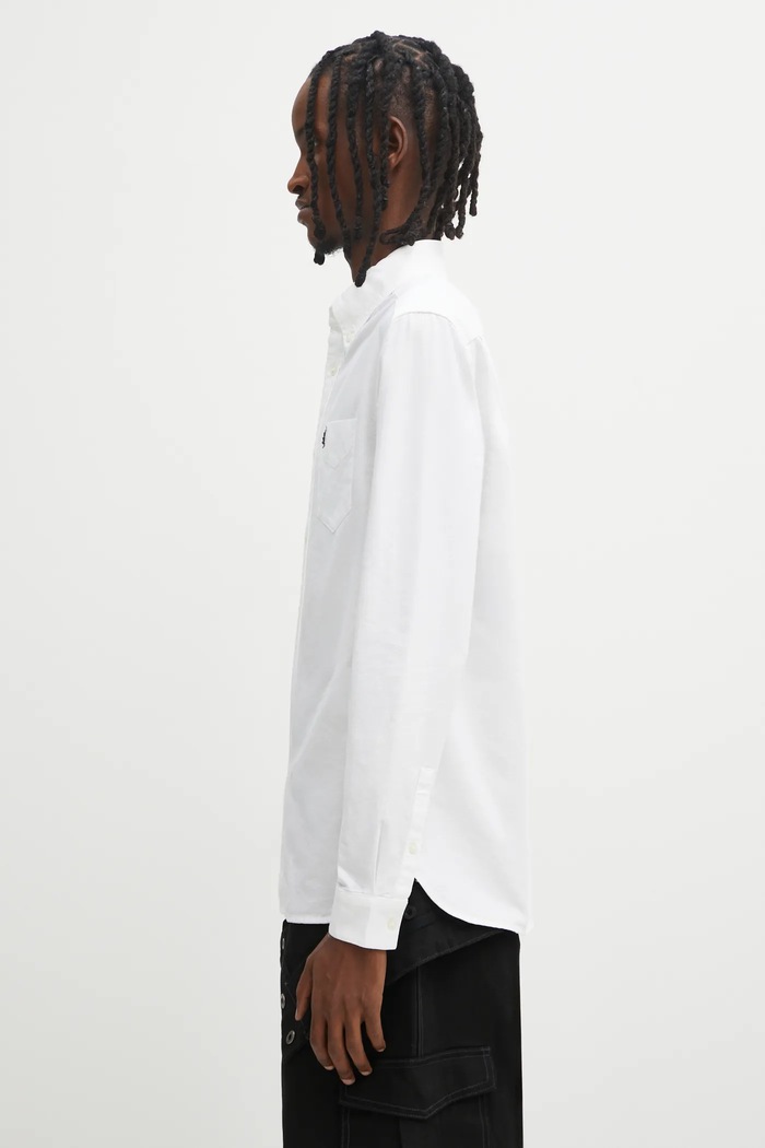 Fred Perry cotton shirt M5516 white SS26