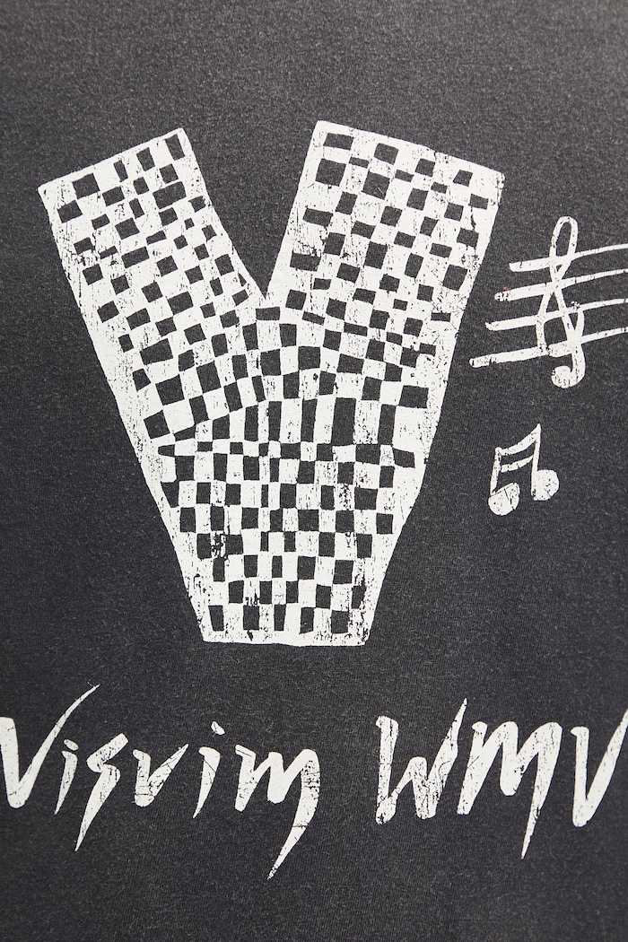 Visvim pamut póló jumbo tee s/s v 125105010014 szürke