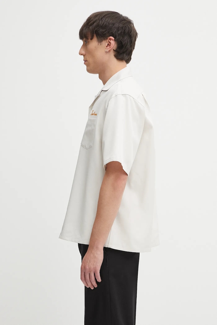 Visvim gyapjú ing keesey sp shirt 125105011013 bézs AW25