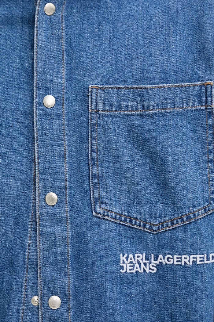 Jeans srajca Karl Lagerfeld Jeans A4M16001 modra