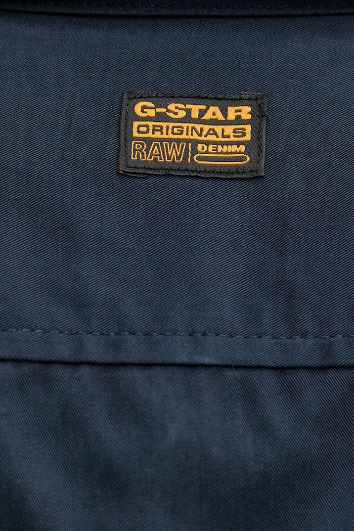 Bavlněná košile G-Star Cargo Pocket Regular D26942.E077 námořnická modř