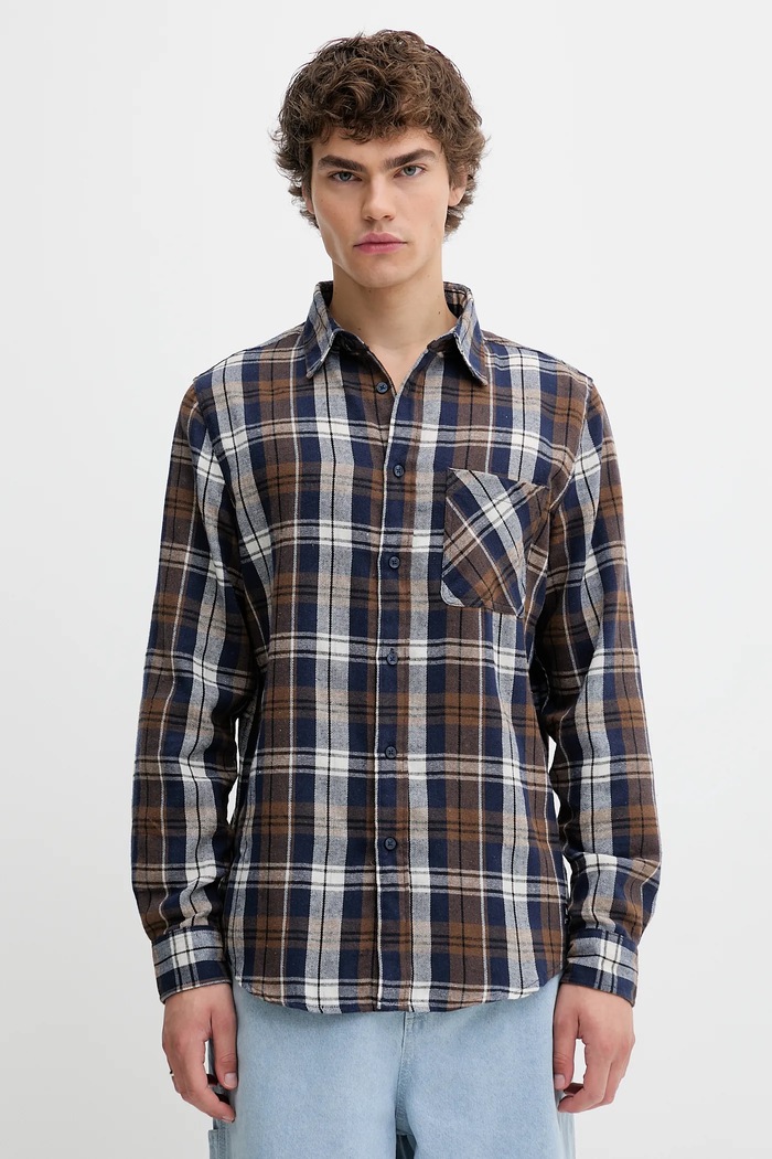 Abbigliamento Von Dutch camicia VD.1.CHL.TYLER blu navy