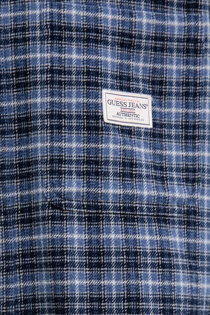 Bavlnená košeľa Guess Jeans M5BH16.WGMH1 modrá