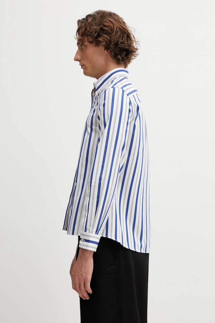 Памучна риза Wales Bonner Daylight Shirt WA25SH04.CO06.401 бял AW25