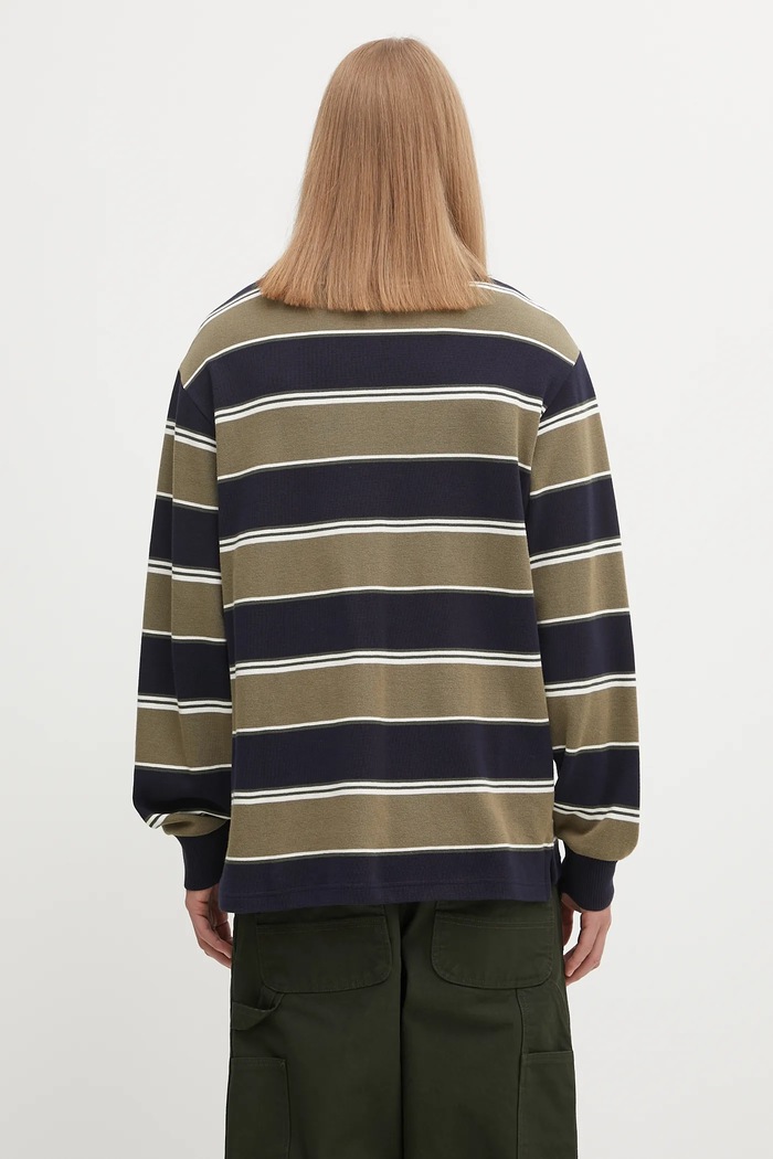 Abbigliamento Carhartt WIP maglione in cotone L/S Malone Rugby Shirt I035313.37XXX verde