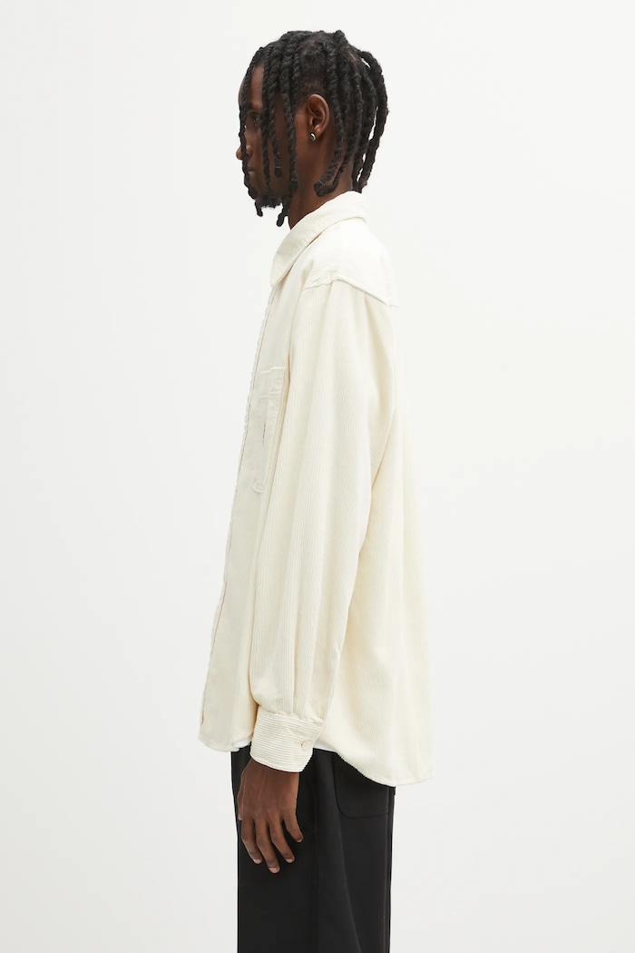 Carhartt WIP koszula sztruksowa L/S Flint Shirt I035837.1NGXX beżowy AW25